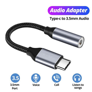 Type-C USB ADAPLE A JACK 3.5mm
