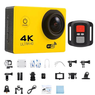 Action Camera Ultra HD 4K/30fps with waterproof WiFi for sports shooting