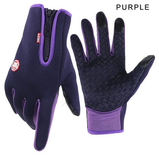 Touchscreen winter gloves for waterproof men and women, heated suitable for sport