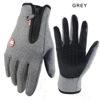 Touchscreen winter gloves for waterproof men and women, heated suitable for sport