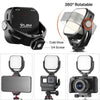 Luce LED  regolabile con supporto rotante a 360° per smartphone e macchina fotografica MigliorPrezzi.com