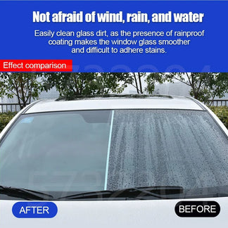 Re-entry spray, anti-poggia coating for windshield and car mirrors