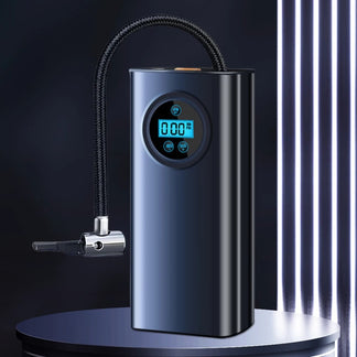Portable electrical air compressor for cars, motorcycles, bikes and balls