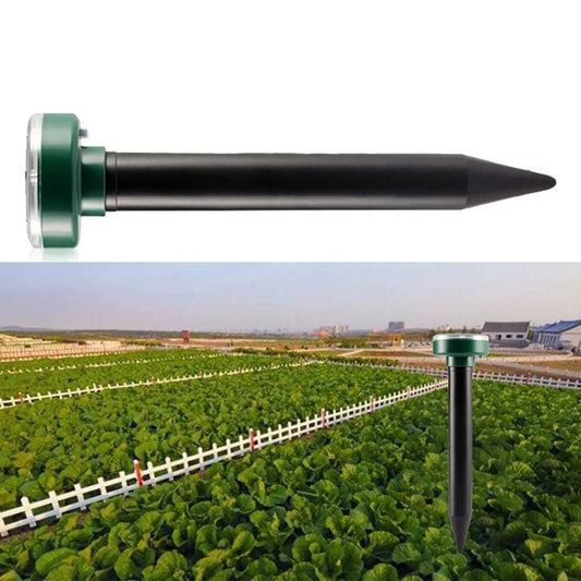 Ultrasonic solar repellent for mice, snakes and insects, solar charging