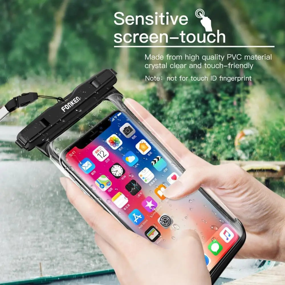 Super waterproof case by phone