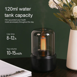 USB portable aromas diffuser with night light and fog sprayer