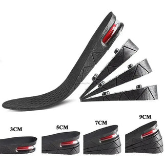 Raised Solestry with air cushion with 3-9cm Unisex height height