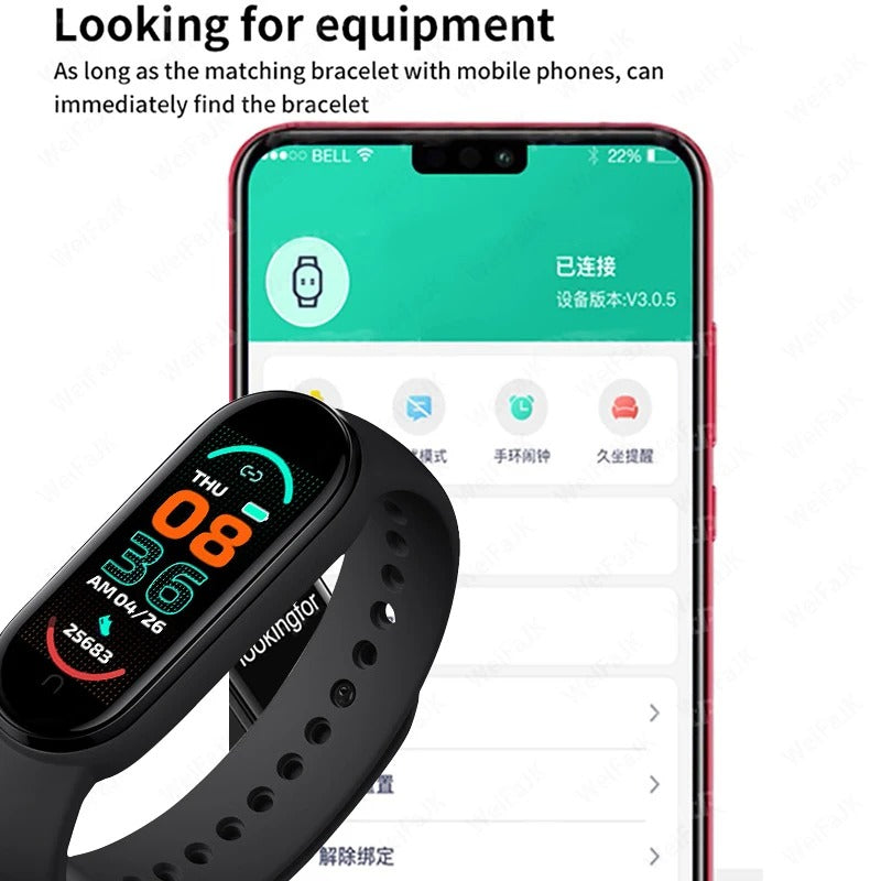Orologio Smart Fitness Waterproof con Monitor Battito Cardiaco e Pressione