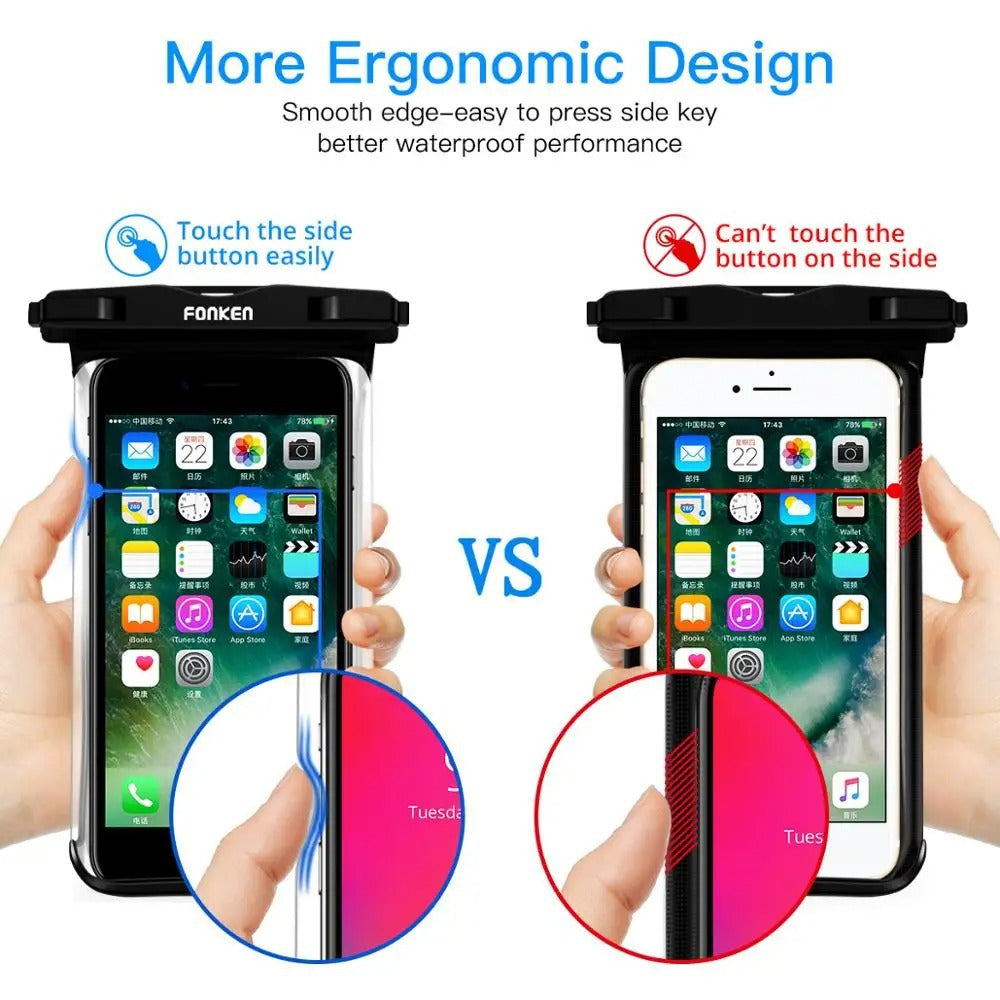 Super waterproof case by phone