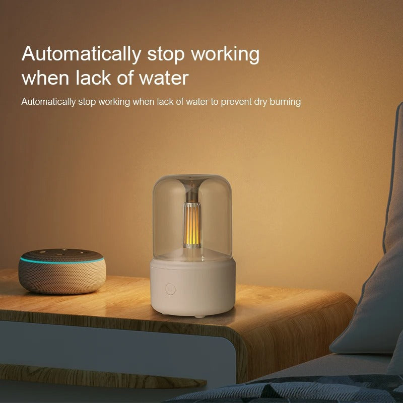 USB portable aromas diffuser with night light and fog sprayer