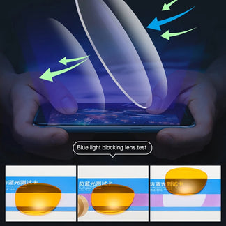 Gaming glasses with office anti -reflex and computers, yellow lenses