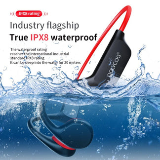 Waterproof bluetooth headphones for swimming and fitness