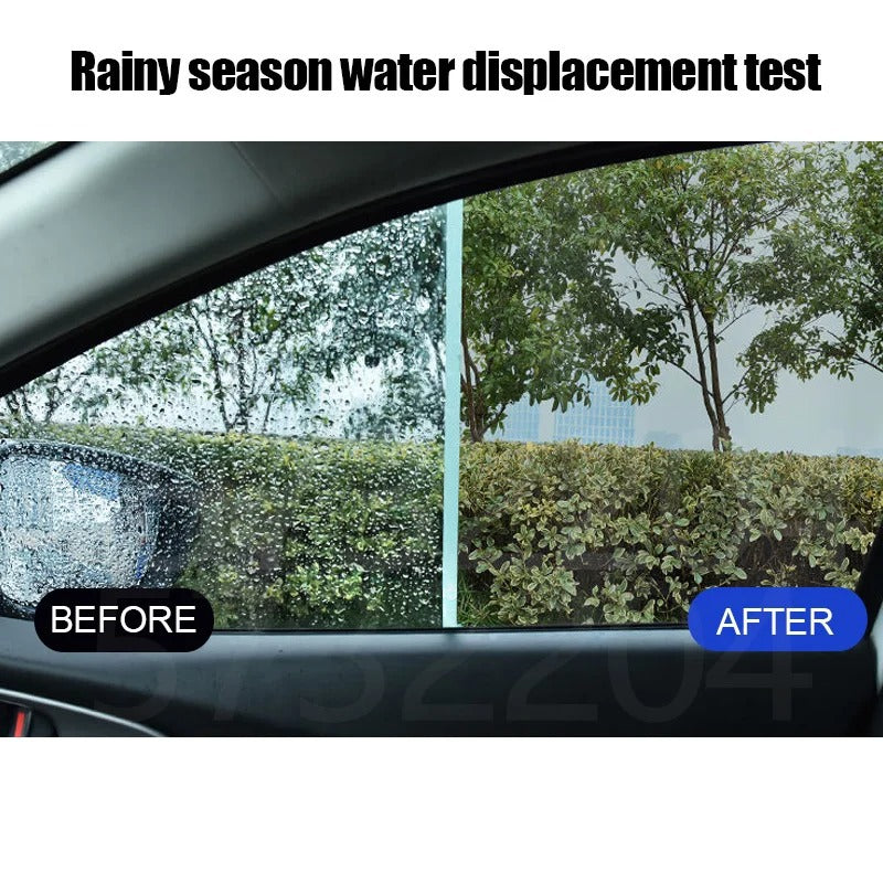 Re-entry spray, anti-poggia coating for windshield and car mirrors