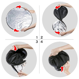 Riflettore fotografico 5-in-1 portatile