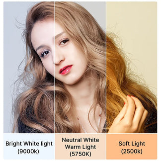 LED light for photos and videos with 2000mAh battery and magnetic attack