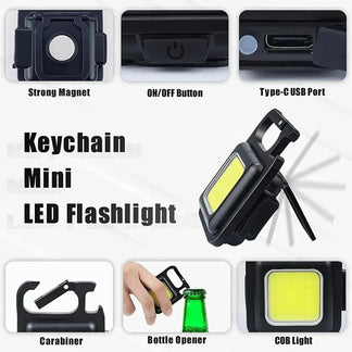 Mini Torcia Led Multifunction Keychain