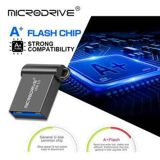 Pen Drive USB 3.0 High Speed ​​- Mini Flash Drive 16GB, 32GB, 64GB, 128GB