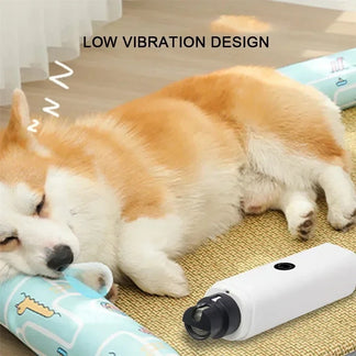 Electric trunk for the nails of the rechargeable and silent dog with LED light