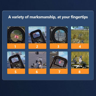 Joystick for smartphones, 6 keys for pubg and precise aim