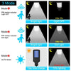 Lampada solare LED da esterno con sensore di movimento per giardino e garage MigliorPrezzi.com