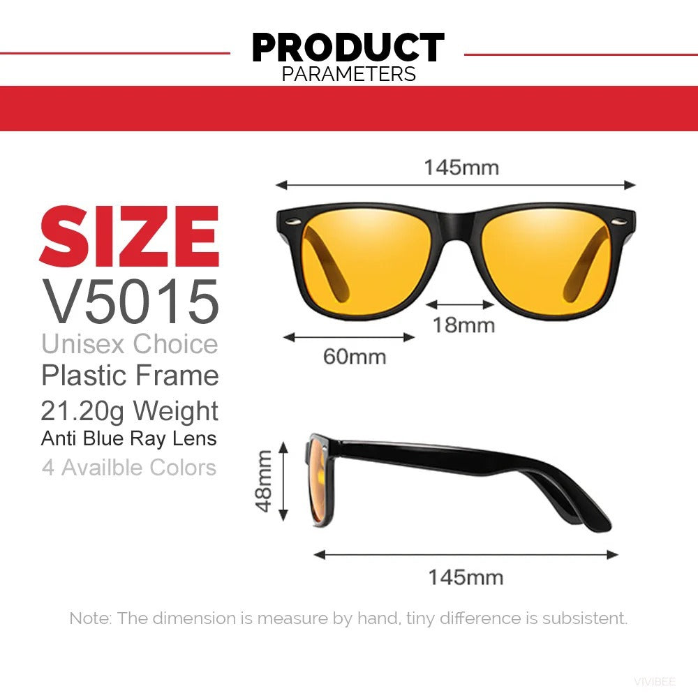 Gaming glasses with office anti -reflex and computers, yellow lenses