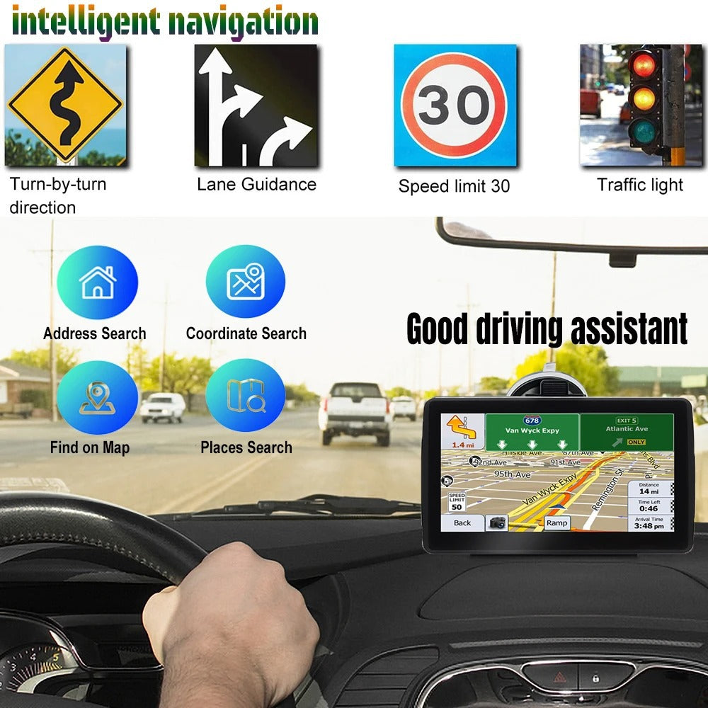 7 -inch GPS navigator for cars and trucks