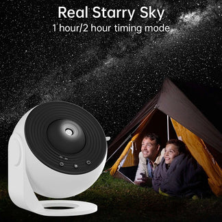 360 ° ™ cosmic projector illuminates your room with stellar magic