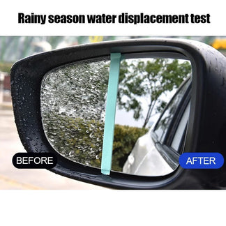 Re-entry spray, anti-poggia coating for windshield and car mirrors