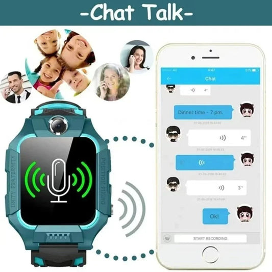 Smartwatch 4G per Bambini™ - GPS SOS, Chiamate con SIM, Fotocamera e Impermeabile