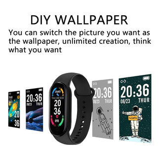 Orologio Smart Fitness Waterproof con Monitor Battito Cardiaco e Pressione