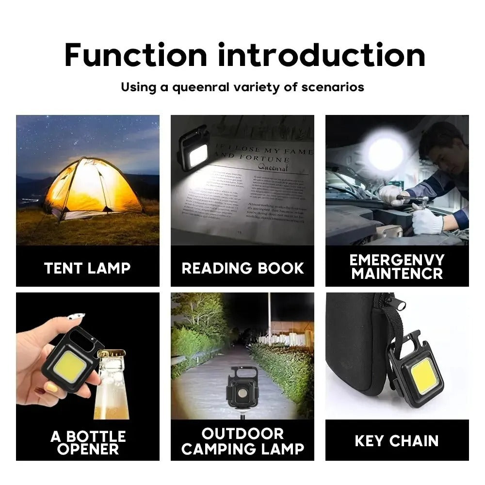 Mini Torcia Led Multifunction Keychain
