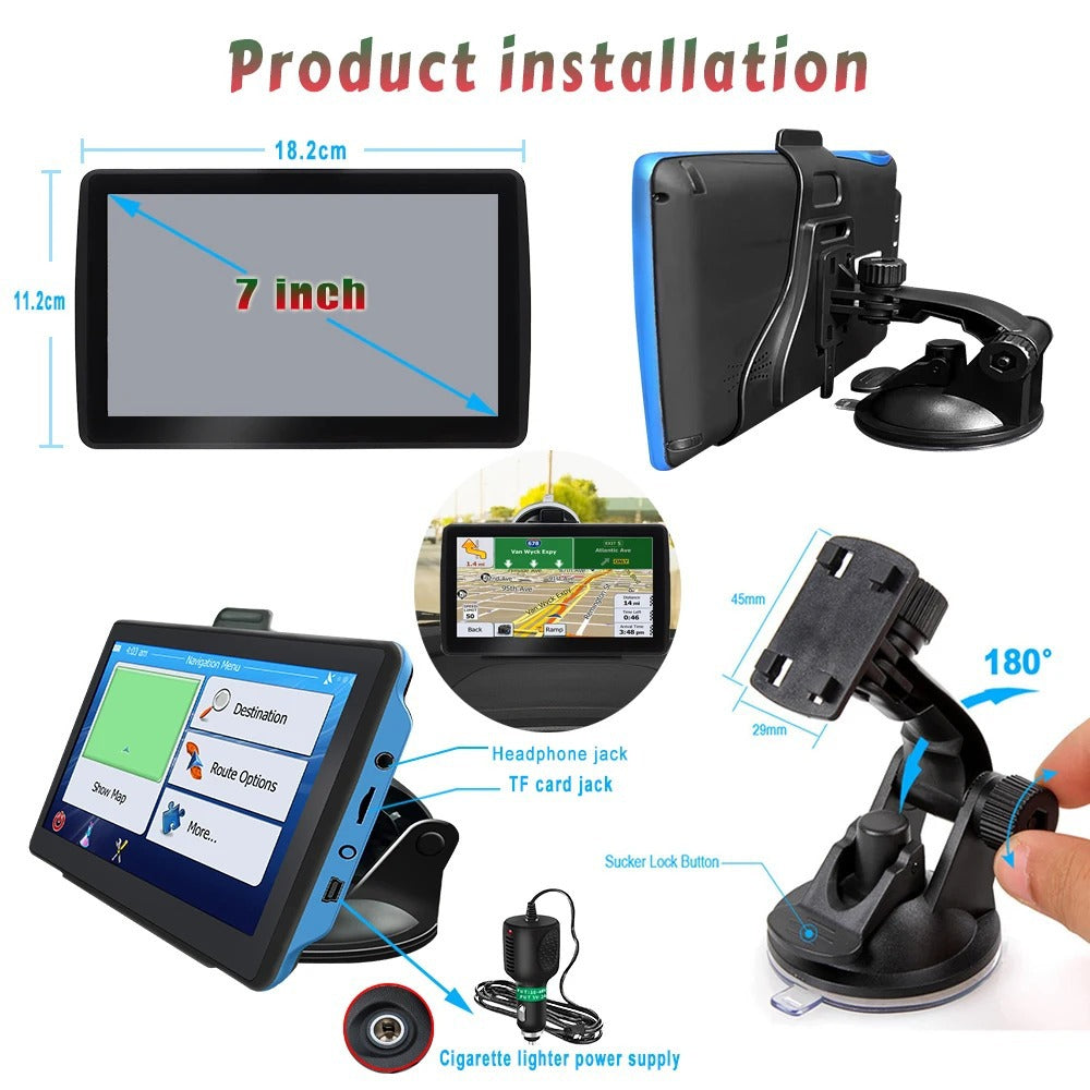 7 -inch GPS navigator for cars and trucks