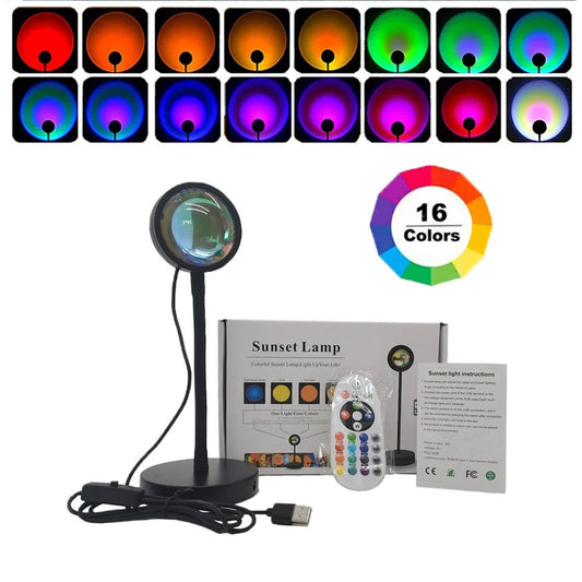 Smart Bluetooth projector Sunset and Rainbow