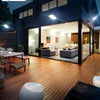 Lampada solare LED da esterno con sensore di movimento per giardino e garage MigliorPrezzi.com