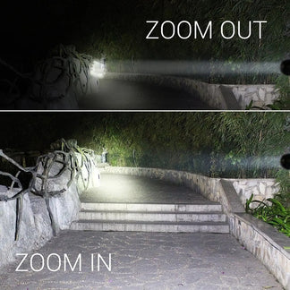 High power LED torch with 5 waterproof and aluminum alloy