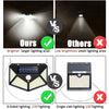 Luci da parete solari con sensore -1/2/4/6 Pezzi, 1000 LED per giardino MigliorPrezzi.com