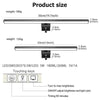Lampada LED da scrivania 50/30 cm con barra luminosa USB e dimmer regolabile MigliorPrezzi.com