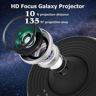 360 ° ™ cosmic projector illuminates your room with stellar magic