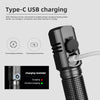 Torcia LED MINI super luminosa con ricarica USB Zoom e 3 modalità di luce MigliorPrezzi.com