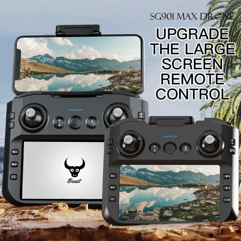 Drone Max GPS 8K | Doppia Fotocamera, Pieghevole con Evitamento Ostacoli e Radiocomando con Schermo