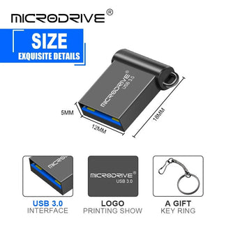 Pen Drive USB 3.0 High Speed ​​- Mini Flash Drive 16GB, 32GB, 64GB, 128GB