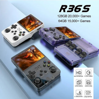 Portable game console with Linux system