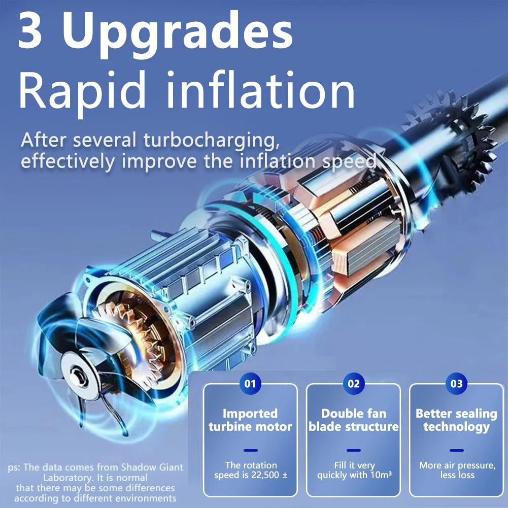 Portable electrical air compressor for cars, motorcycles, bikes and balls