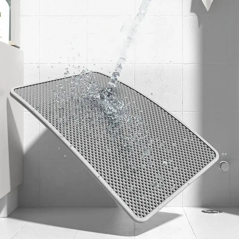 Tappetino per lettiera gatti a doppio strato impermeabile e antiscivolo, facile da pulire MigliorPrezzi.com