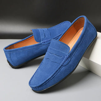 Mocassini in Pelle Scamosciata Uomo™ | Eleganza Discreta e Comfort Sofisticato