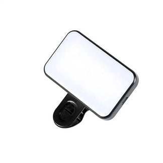 Rechargeable portable portable selfie light 3 brightness modes, clip-on by phone, computer