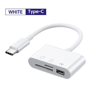 Lettore di Schede 3-in-1 Type-C adattatore USB Type-C per SD, TF e OTG