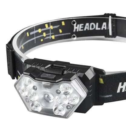 LED front lamp with movement sensor