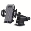 Telephone support from car with universal suction cups for smartphones