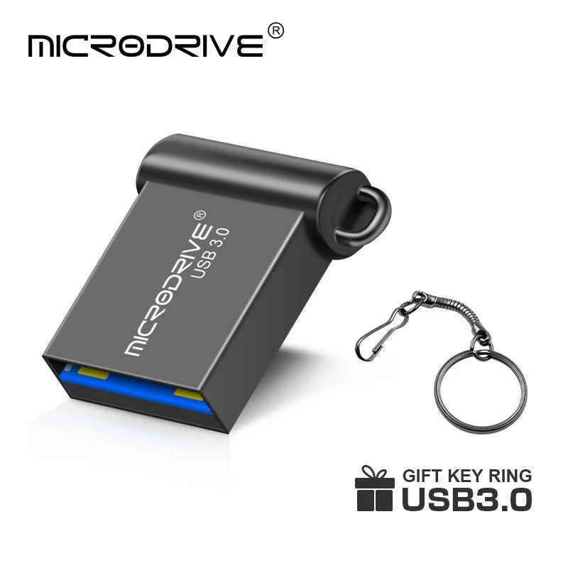 Pen Drive USB 3.0 High Speed ​​- Mini Flash Drive 16GB, 32GB, 64GB, 128GB